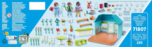 Playmobil | Minha Vida | Floricultura | Brinquedos para crianças a partir de 4 anos | 71807