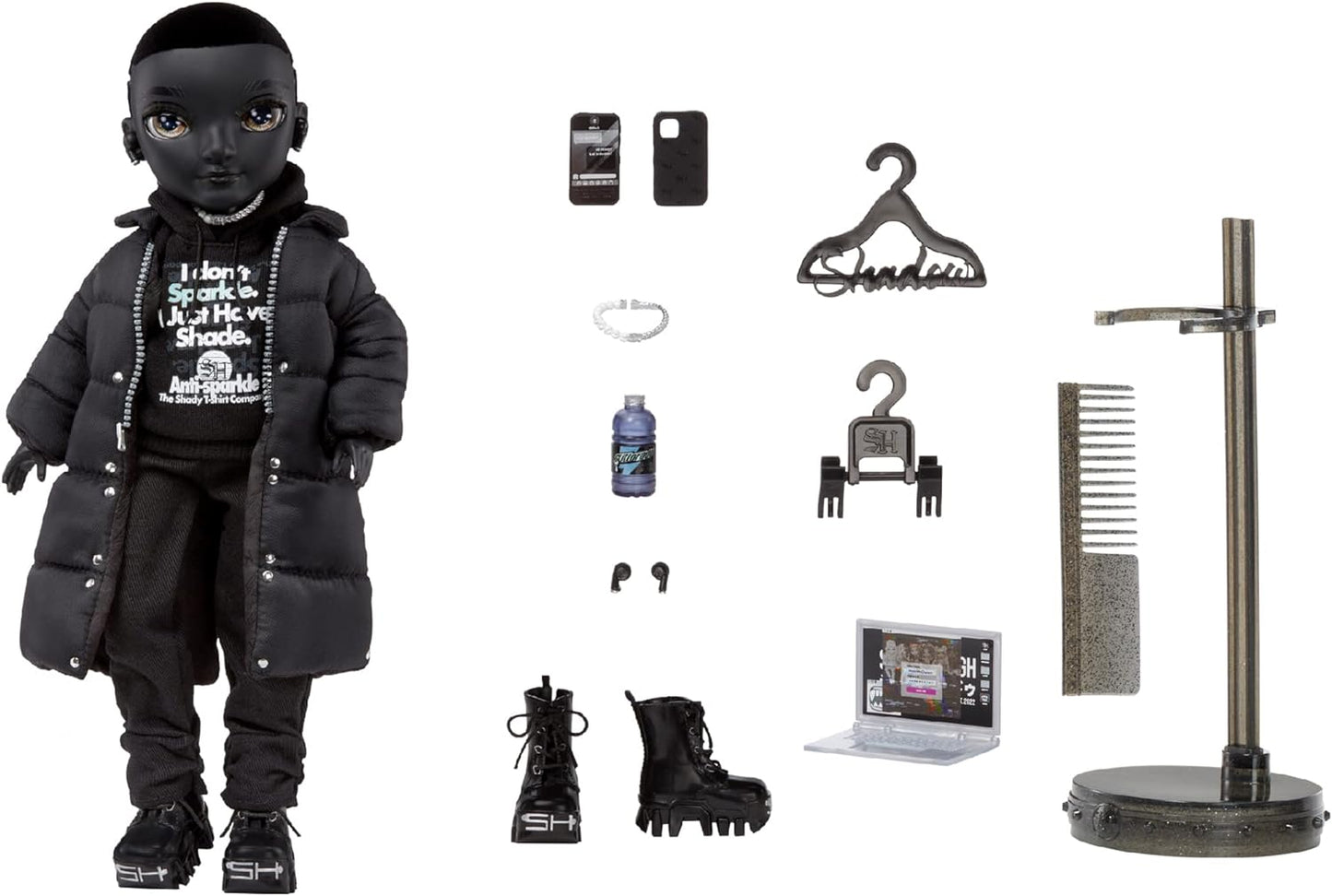 Rainbow High 583080 Shadow High, Rex Mcqueen, Boneca Fashion, crianças maiores de 4 anos