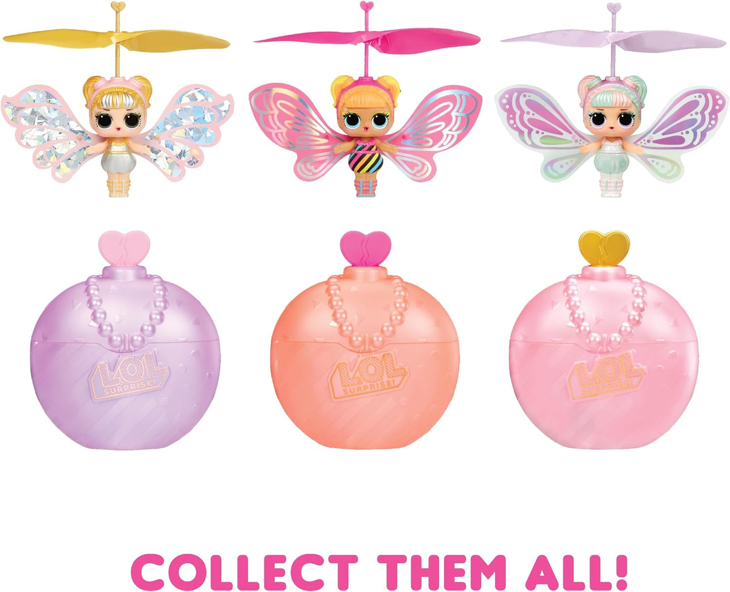 LOL Surprise Magic Flyers - Sky Starling - Boneca voadora guiada à mão - Boneca colecionável com garrafa de toque Unboxing - Ótimo para meninas com mais de 6 anos