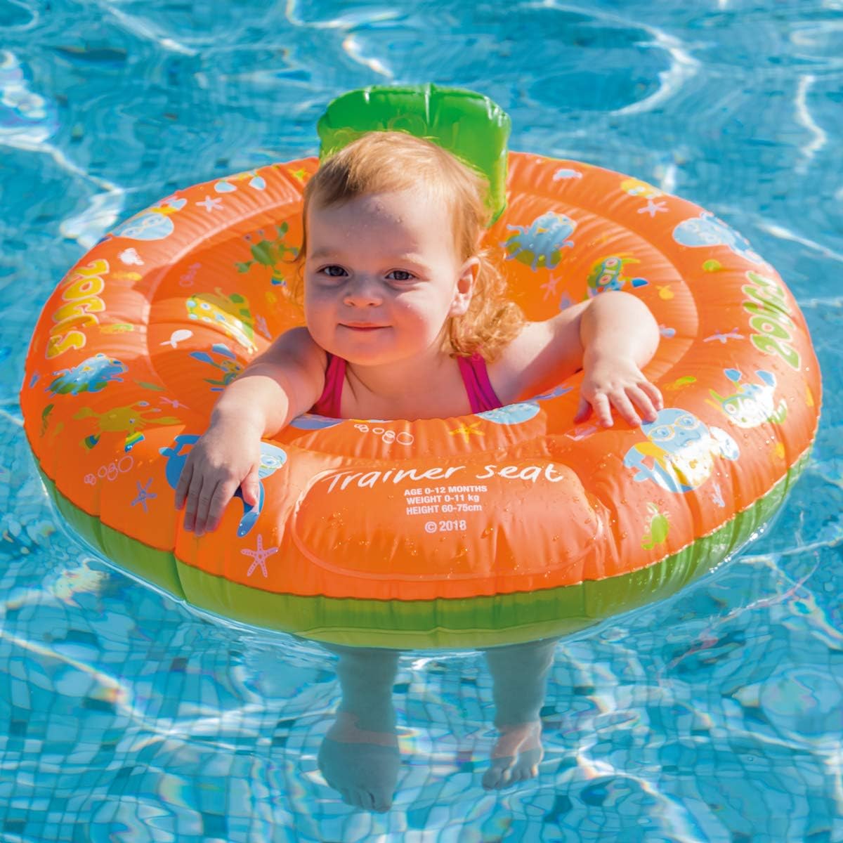 Zoggy Treinador inflável Baby Zoggs, assento de natação