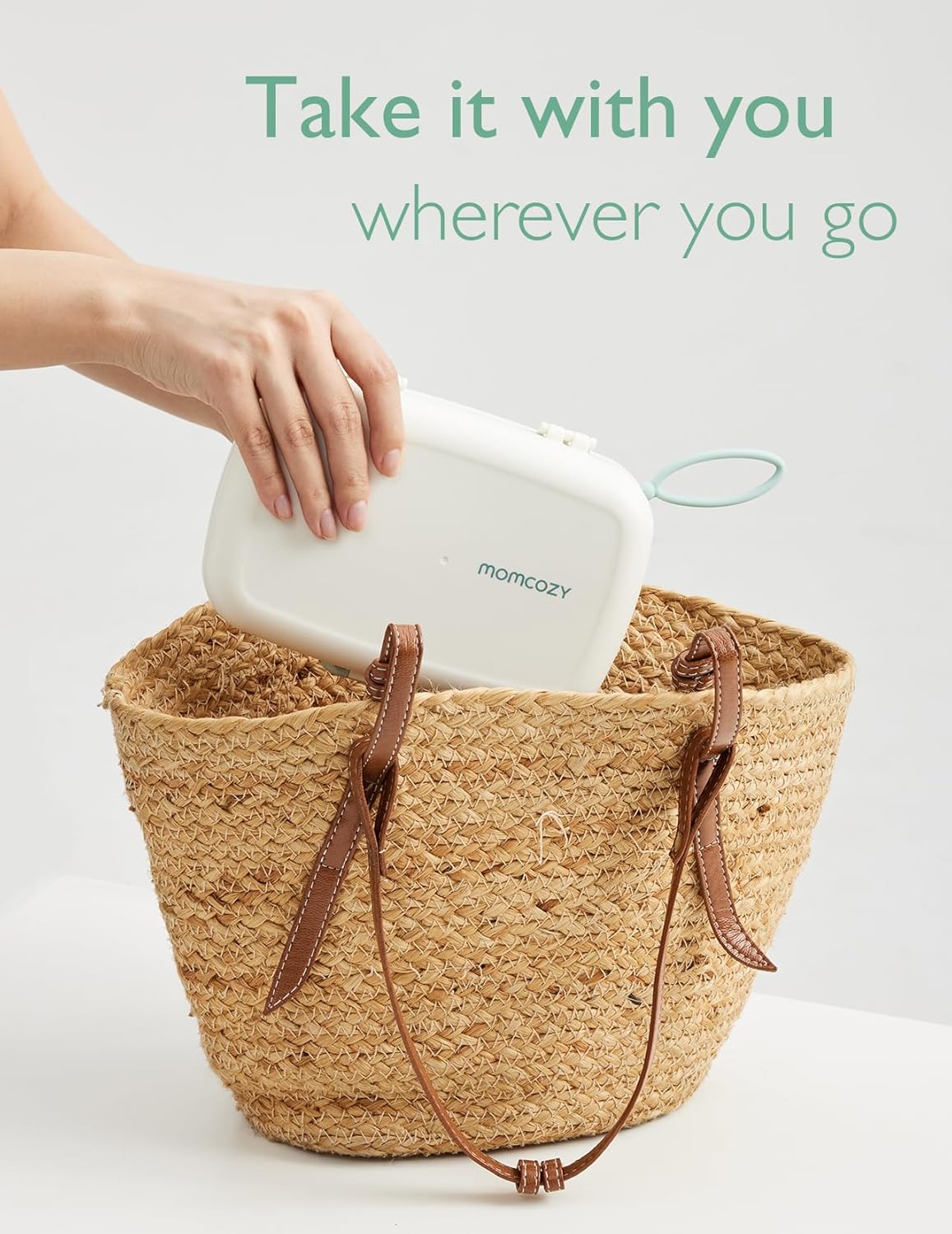 Momcozy Conjunto de escovas para mamadeiras 7 em 1 - Kit completo de limpeza de mamadeiras com escova de silicone, escova para mamilos, escova de palha, dispensador de sabão e rack de secagem - ideal para casa e viagens