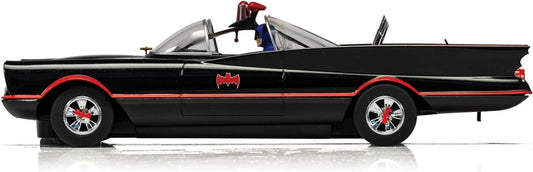 Scalextric C4175 Batman Batmobile 1966-1:32 Escala Cine y Televisión Slot Car, Negro