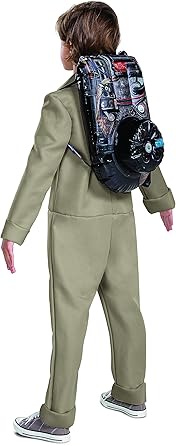 DISGUISE Fantasia infantil oficial Deluxe Afterlife Ghostbusters inclui mochila Proton Pack, Ghostbusters Fancy Dress Up Ghost Buster Outfit para crianças Trajes do Dia Mundial do Livro para meninos M