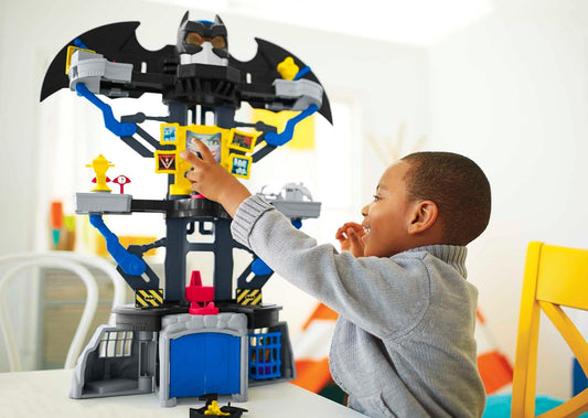 Conjunto de brinquedo DC Comics CHH91 Batman Imaginext Batcaverna Transformável