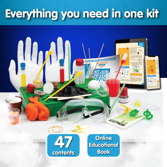 Science4you 100 Experimentos científicos para crianças – Divirta-se por horas com este kit educacional de ciências, aprenda física, química, geologia e biologia, brinquedos educativos