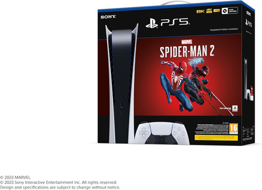 PlayStation Console Sony 5 Edição Digital Edição limitada Marvel’s Spider-Man 2
