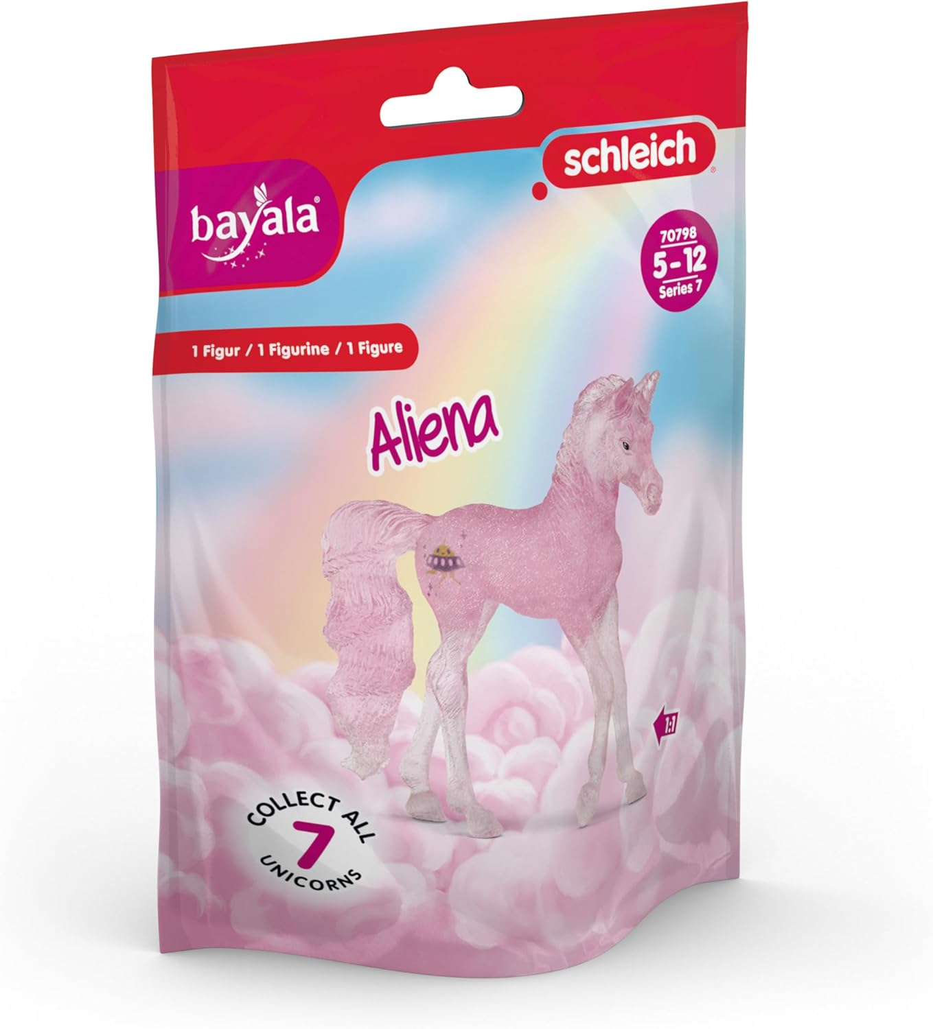 Schleich 70798 Unicórnio colecionável Aliena, a partir de 5 anos BAYALA - Estatueta, 9 x 9 x 2 cm