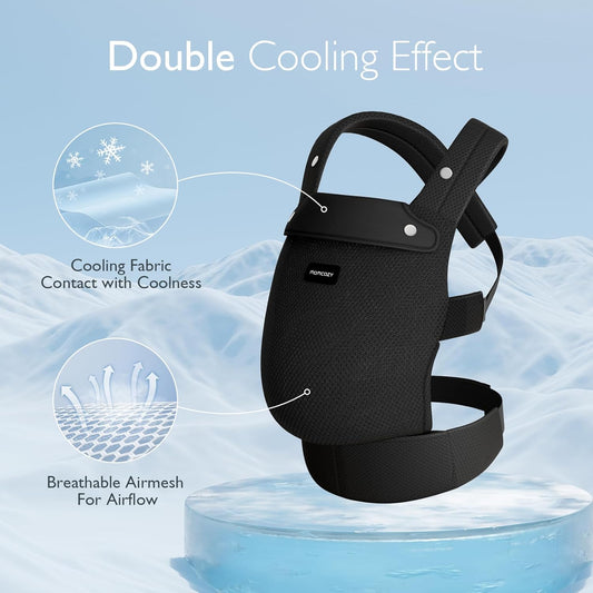 Momcozy Canguru para Bebês 3 a 24 meses Ergonômico, Aconchegante e Leve