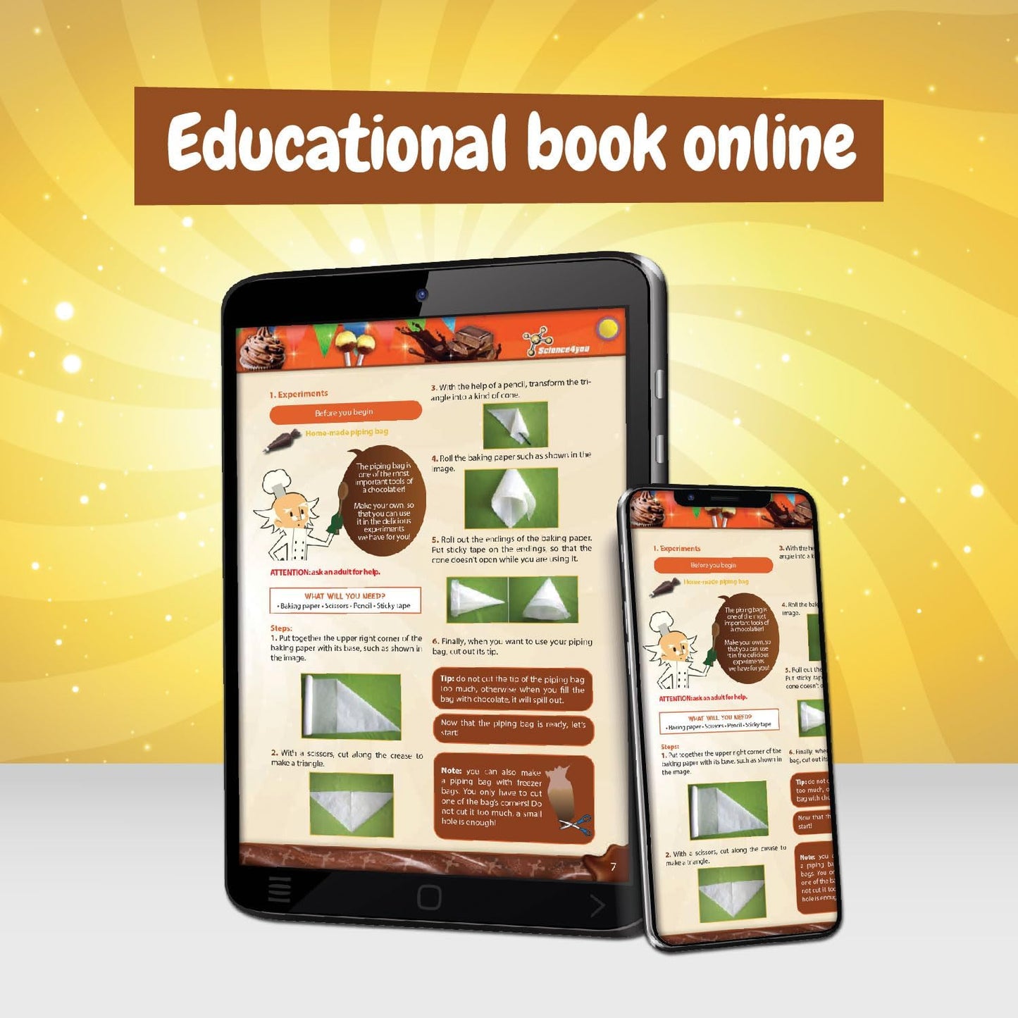 Science4you Fábrica de Chocolate para Crianças +8 Anos - Jogos de Chocolate para Crianças, Brinquedo para Crianças com 31+ Atividades para Crianças, Kit para Fazer Chocolate, Presentes Doces