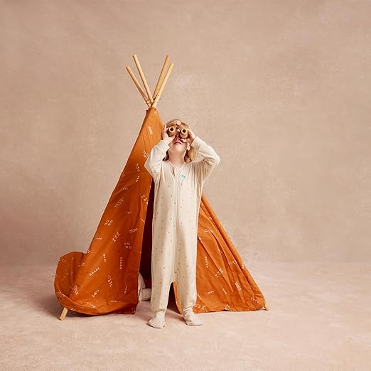 Love To Dream™ Macacão de dormir com pernas | Manga comprida, cobertor vestível leve | 1,5 Tog Ideal para uso durante todo o ano (18–22 °C) | Algodão lavável à máquina e zíper duplo