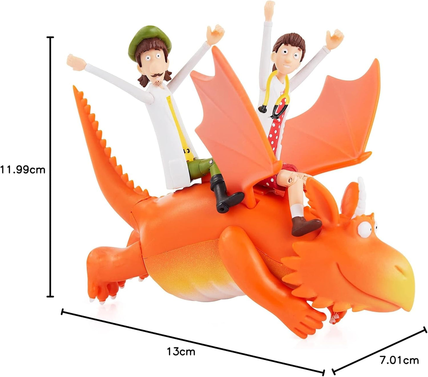WOW! STUFF Zog e os Doutores Voadores - Conjunto de Histórias | Bonecos de Ação Articulados Colecionáveis | Brinquedos e Presentes Oficiais da Julia Donaldson e Axel Scheffler Books and Films