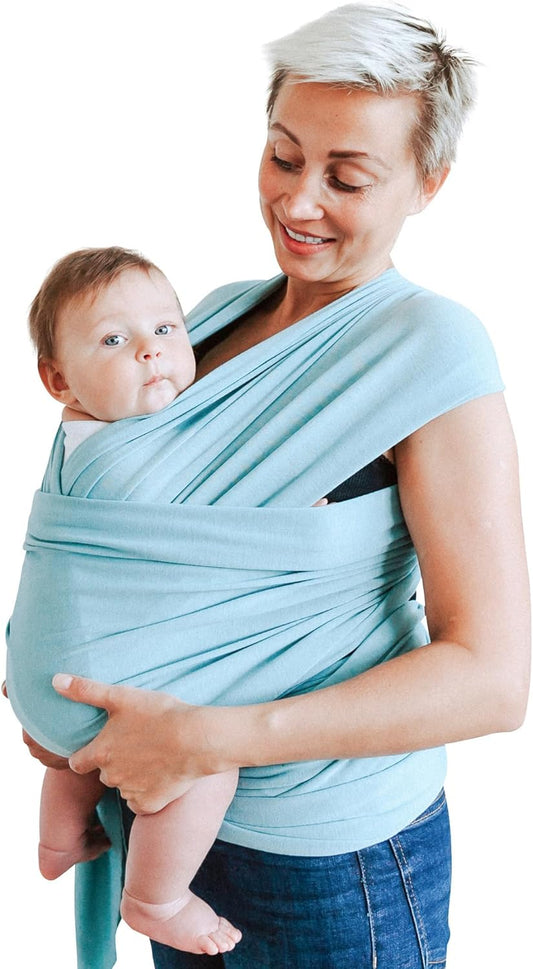 Envoltório de estilingue para bebê recém-nascido para portador de criança, envoltórios elásticos para bebê - segurança do estilingue para bebê testado, portador de envoltório para bebê com as mãos livres, estilingue para recém-nascido - portador de bebê