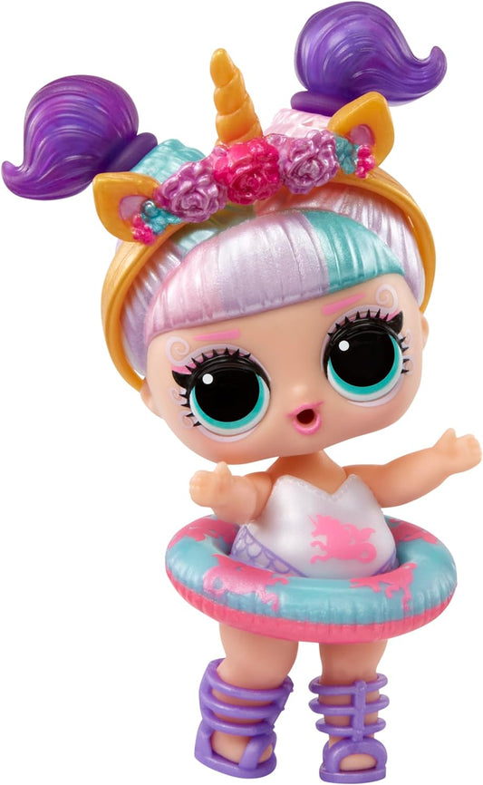 LOL Surprise Globo de Agua Sorpresa - Muñecas coleccionables de edición limitada con pelo de globo de agua - 4 formas de jugar, incluidos globos brillantes y juegos acuáticos - Ideal para niñas de 3 años en adelante