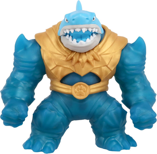 Heróis de Goo Jit Zu Deep Goo Sea Thrash Hero Pack. Brinquedo super macio e cheio de gosma. Com função de ataque de mordida. Estique-o até 3 vezes o seu tamanho!