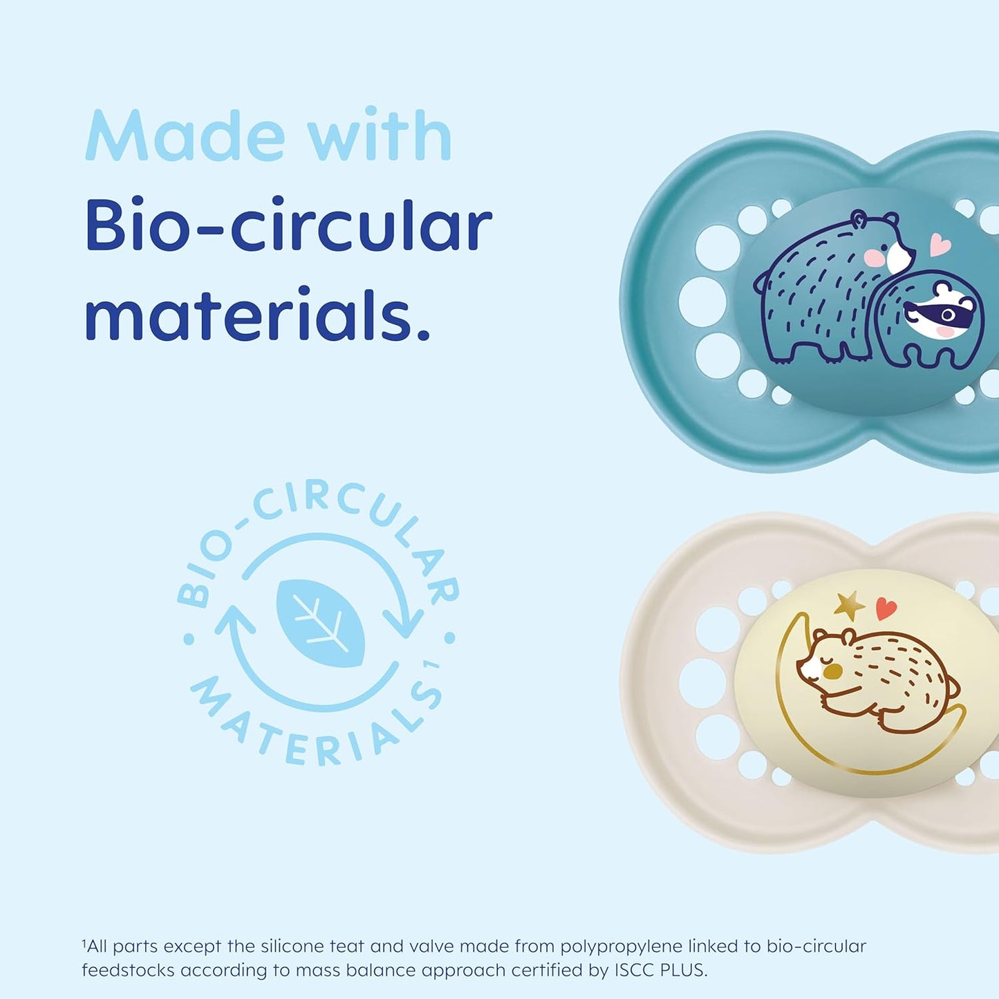 MAM Chupetas originais para mais de 16 meses (pacote com 2), chupetas para bebês com estojo de viagem autoesterilizante, itens essenciais para recém-nascidos, rosa/roxo (os designs podem variar)