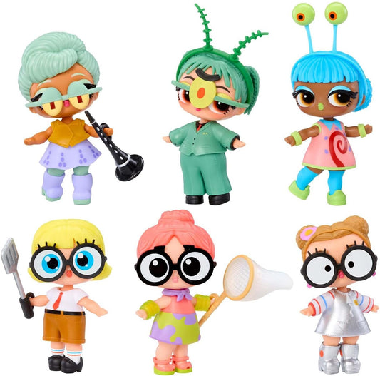 L.O.L. Surprise! Loves SpongeBob SquarePants – Bonecas Colecionáveis, 6 Modelos | Colecionável Bob Esponja Calça Quadrada, 7 Surpresas, Bola com o Rosto do Bob Esponja, Cabeça de Fantasia, 6 Personagens para Colecionar, Para Maiores de 4 Anos