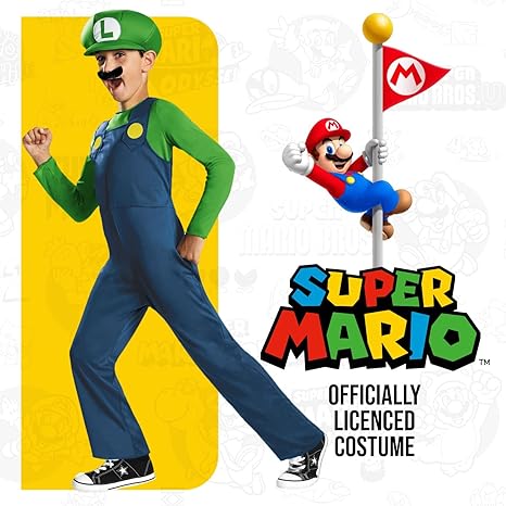 DISGUISE Traje clássico do Nintendo Boy (pacote com 1)