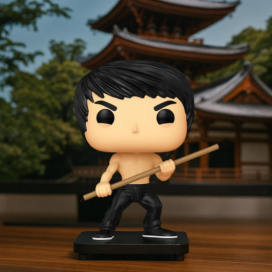 Funko Pop! Ícones Bruce Lee - (dinâmico) - Figura de vinil colecionável - Ideia para presente - Produtos oficiais - Brinquedos para crianças e adultos - Fãs de cinema - Figura modelo para colecionadores e exposição