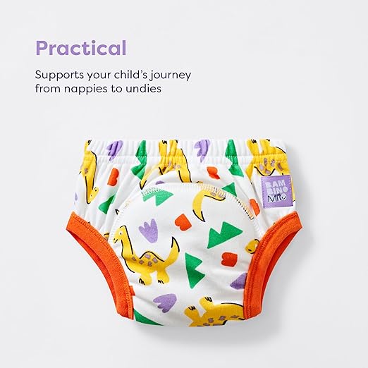 Bambino Mio, calças reutilizáveis de treino potty para meninos e meninas, 3-4 anos, Rumble Visite a Loja Bambino Mio