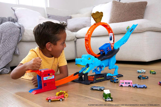 Hot Wheels City Racetrack, T-Rex Chomp HNP77