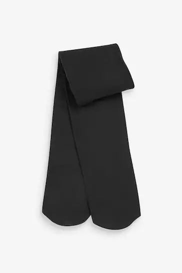 |Girl| Pacote Com 2 Collants Escolares Pretos 100 Denier