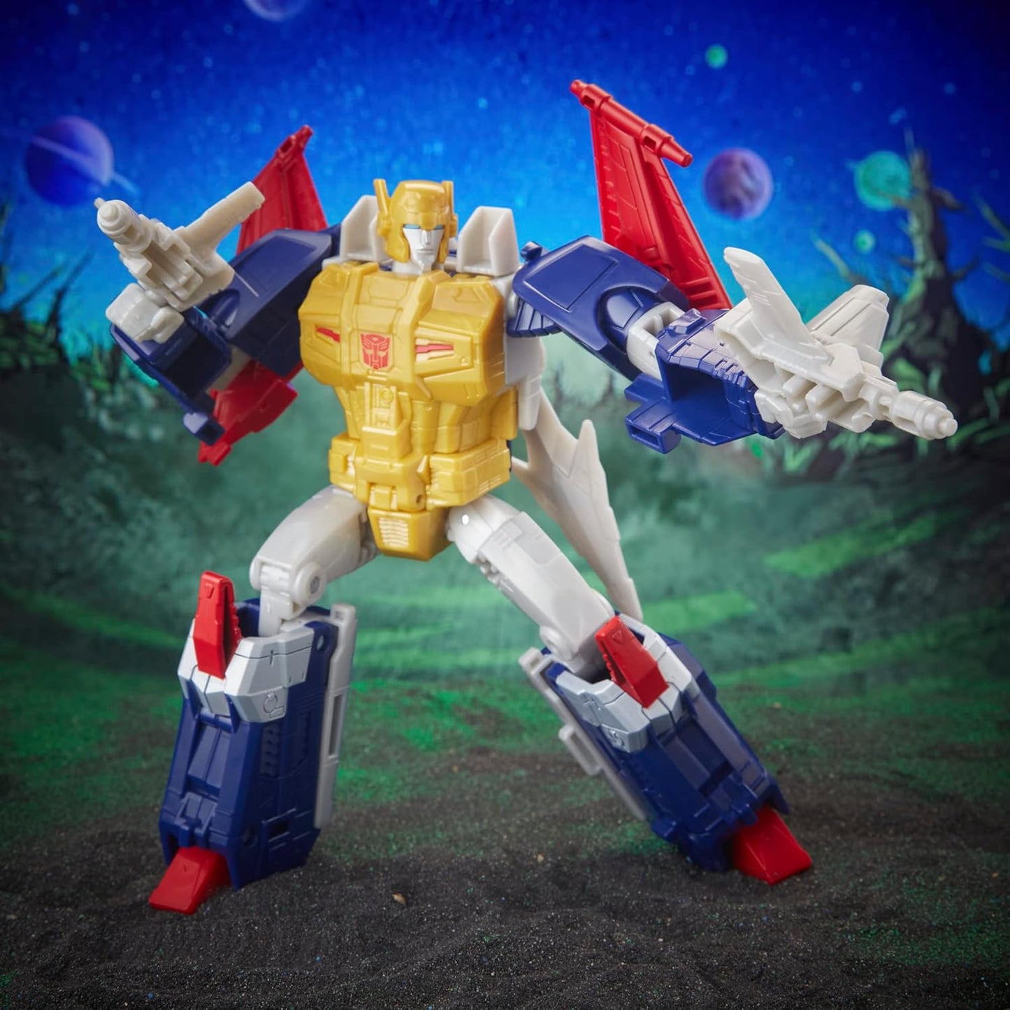 Figura de ação Transformers Legacy Evolution Voyager Metalhawk, multicolor, média