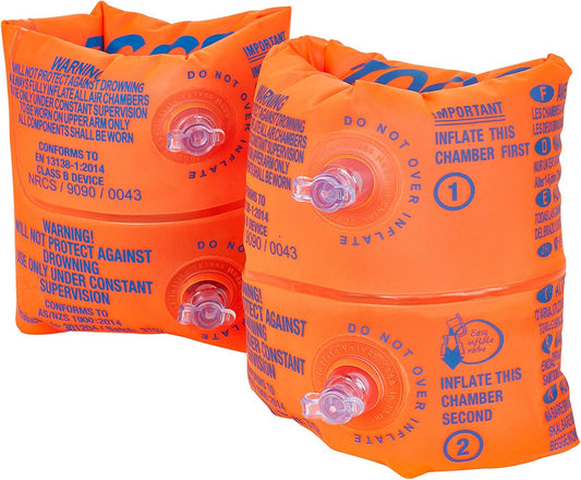 Zoggs Brazaletes Enrollables, Brazaletes para Generar Confianza, Zoggs Brazaletes de Natación Seguros, Flotadores de Natación para Niños, Flotadores de Natación Ideales para Niños