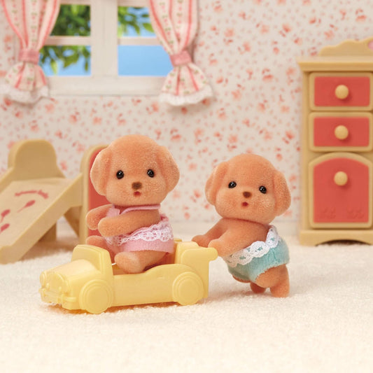 Sylvanian Families Poodle Toy Gêmeos, Branco