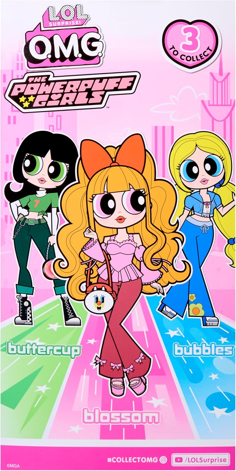 L.O.L. Surprise! OMG As Meninas Superpoderosas - Florzinha - Inclui 1 boneca fashion, vem com roupa e acessórios. Colecione as 3!