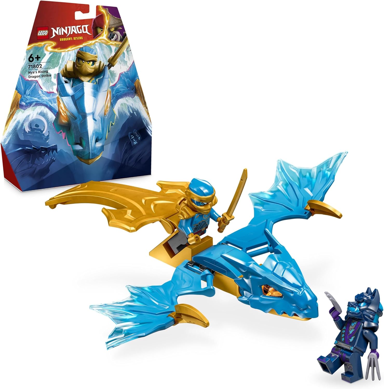ナ*ナ様 烈火 LEGO Modelo NINJAGO Nya's Rising Dragon Strike, conjunto de construção