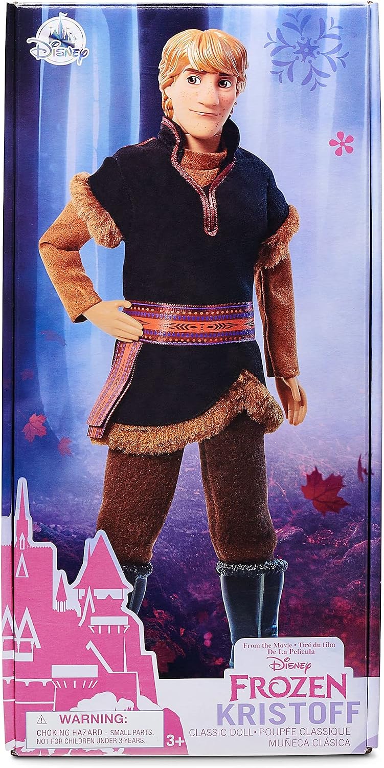 Disney Boneco Clássico Kristoff de Frozen (32 cm) – Brinquedo Oficial de Personagem da Disney Store