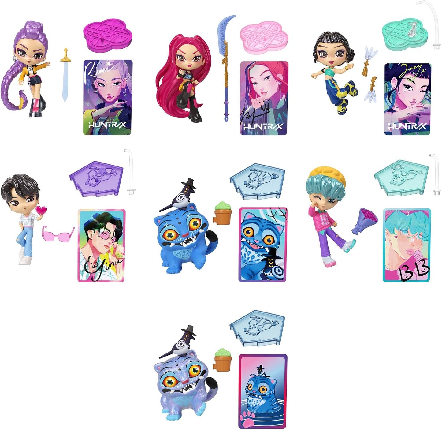 Mattel Figura Colecionável KPop Demon Hunters de 4 Polegadas (Modelos Podem Variar) | Personagens Favoritos dos Fãs com Acessório e Card, Embalagem com Tema de Lanche, Inspirada no Filme, JRN50