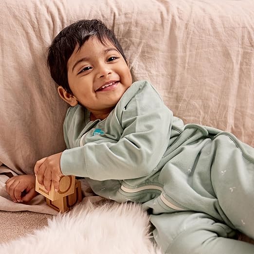 Love To Dream™ Macacão de dormir com pernas | Manga comprida, cobertor vestível leve | 1,5 Tog Ideal para uso durante todo o ano (18–22 °C) | Algodão lavável à máquina e zíper duplo