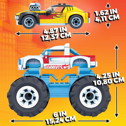 Mega Bloks Mega Construx Hot Wheels Rodger Dodger e Hot Wheels Racing