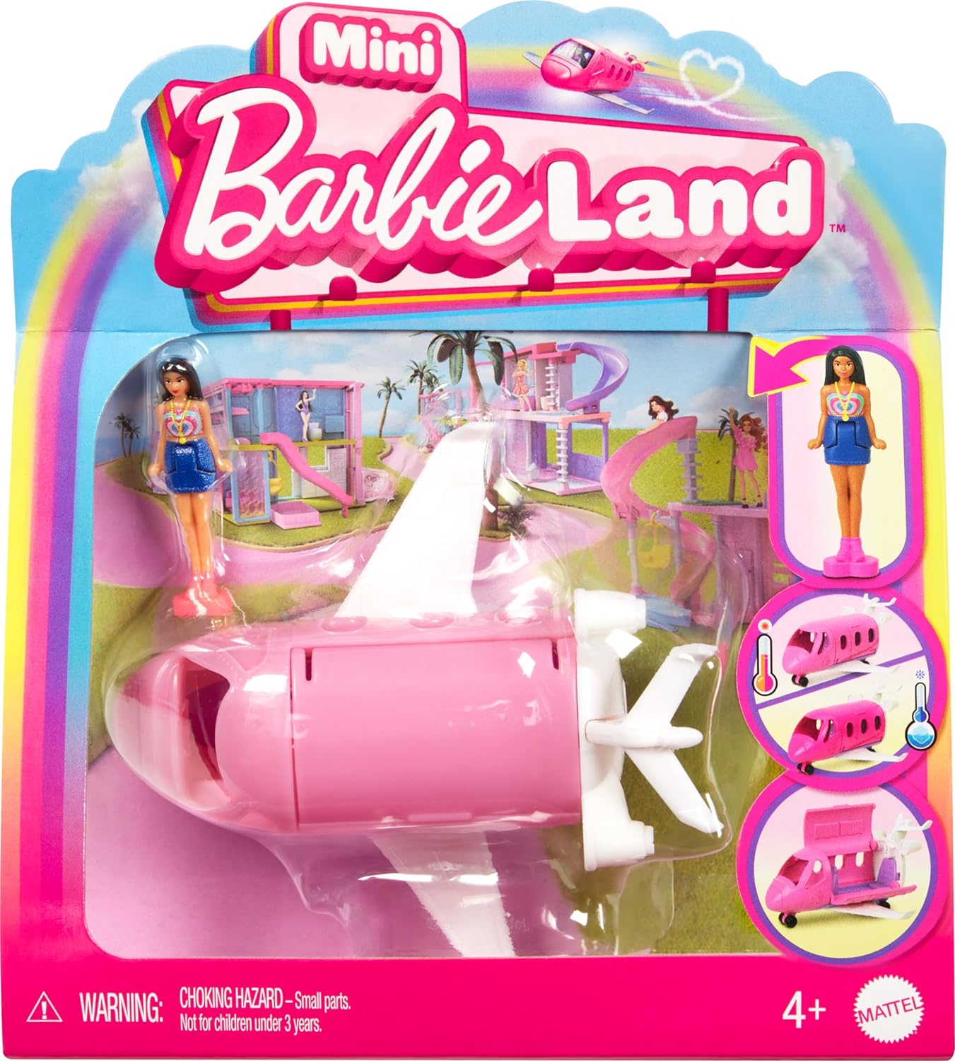 Barbie Mini BarbieLand Juego de muñeca y vehículo de juguete, muñeca B