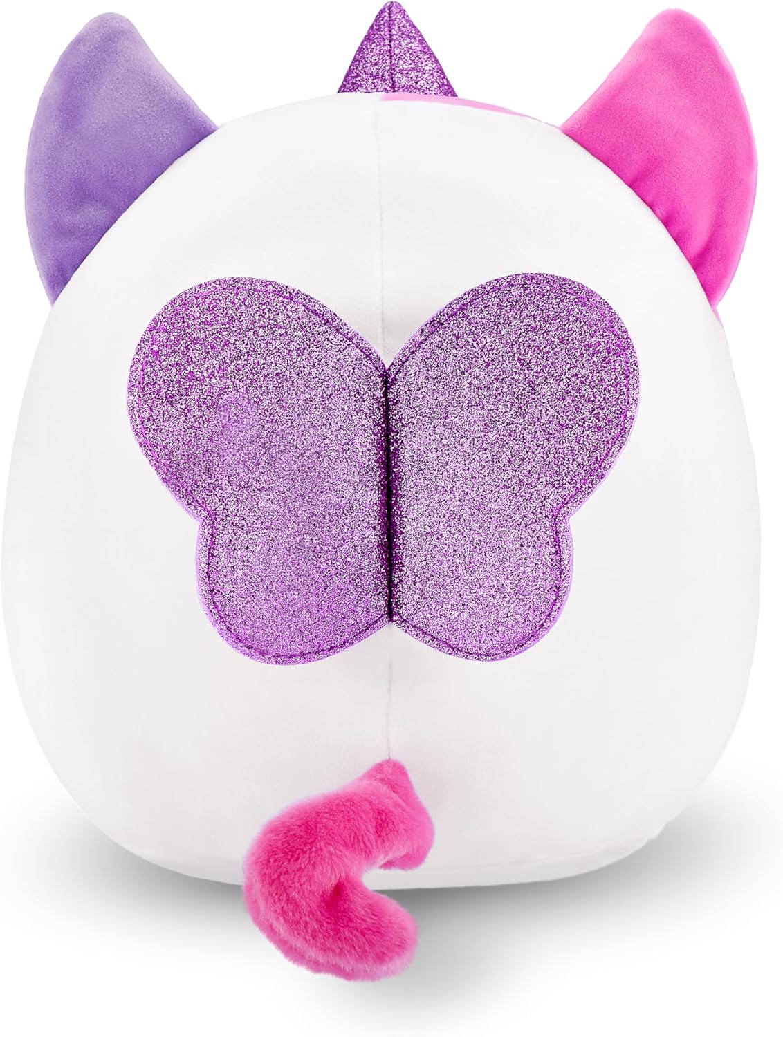 Rainbocorns Eggzania Surprise Mania Trixie the Kitten - Pelúcia colecionável - Mais de 20 surpresas dentro, 28 cm, bicho de pelúcia fofinho, anéis, pulseiras, adesivos, acessórios vestíveis (gatinho)