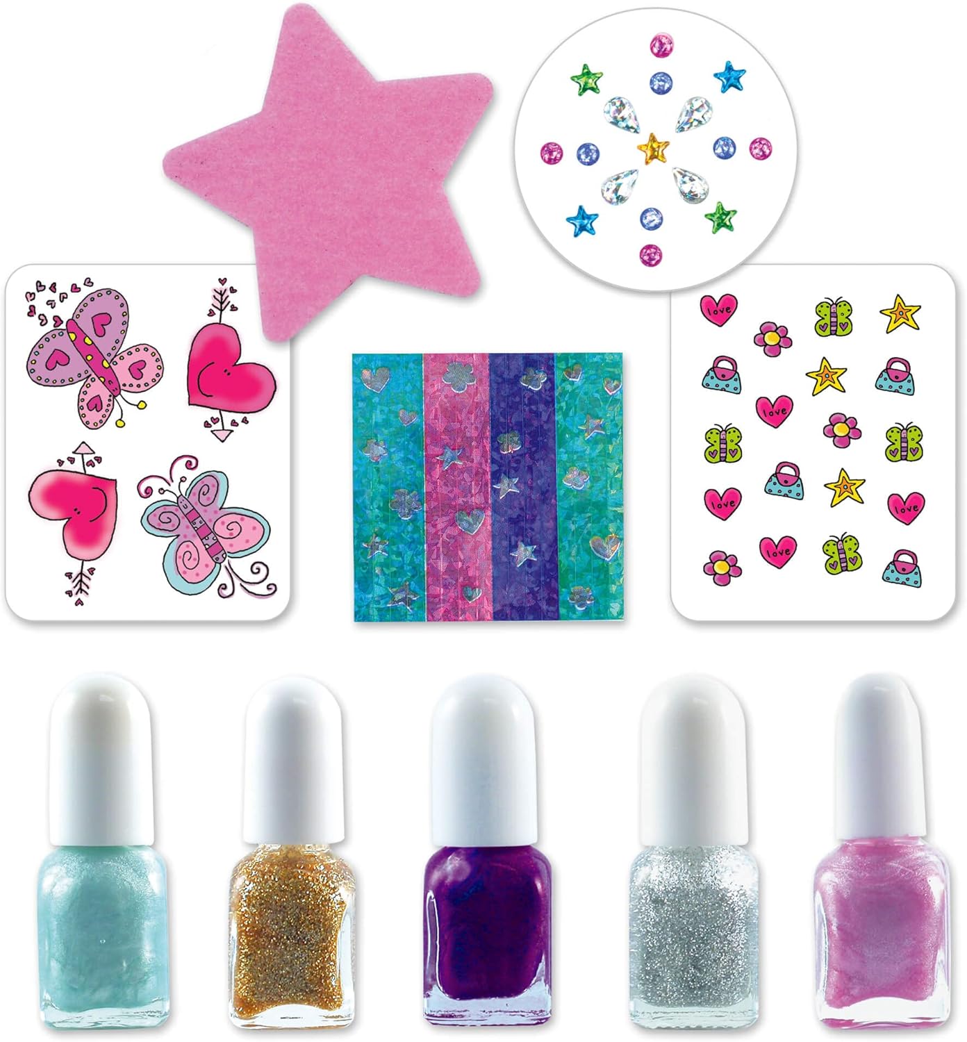 Galt Toys, Kit de Nail Art, Kit de Artesanato para Crianças, A partir de 7 Anos