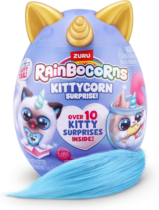 Rainbocorns Kittycorn Surprise Series 3 Maine Coon (Cleo) por ZURU, brinquedo de pelúcia, bicho de pelúcia colecionável, ovos surpresa para meninas (Maine Coon)