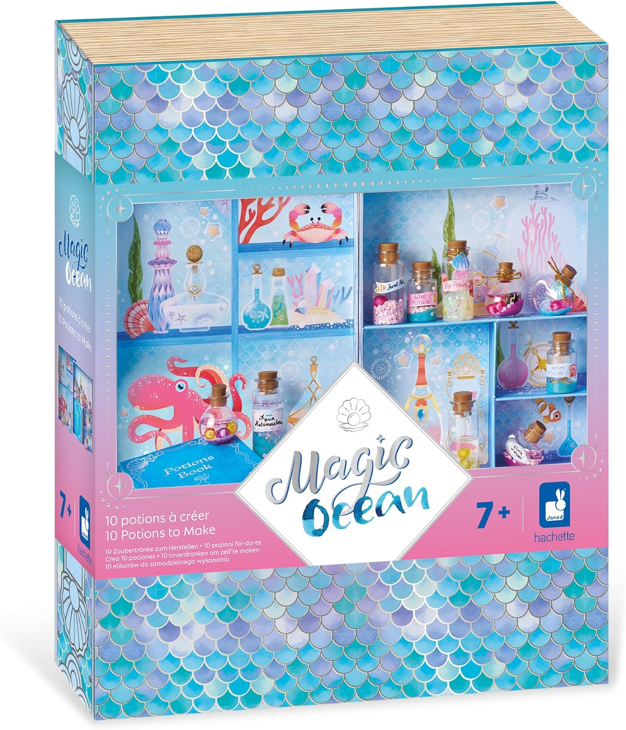 FAMOPLAY Kits de pociones de hadas para niños, hazlo tú mismo, 18 botellas de pociones mágicas de hada, kit de manualidades creativas, juguete de regalo mágico divertido para niñas 6, 7 FAMOPLAY Kits de pociones de hadas para niños, hazlo tú mismo, 18 botellas de pociones mágicas de hada, kit de manualidades creativas, juguete de regalo mágico divertido para niñas 6, 7