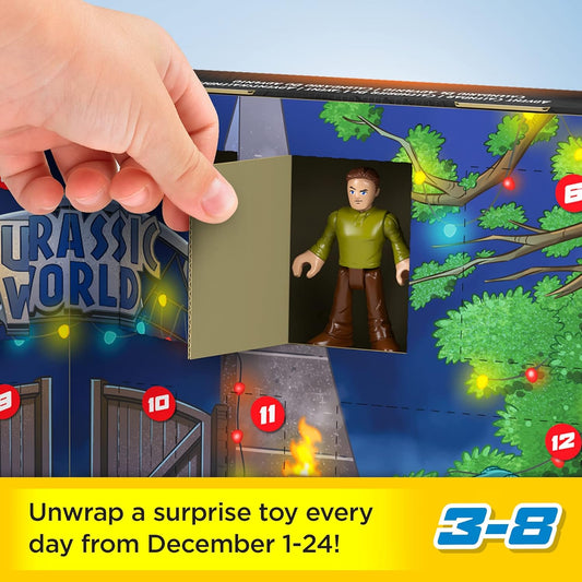 Fisher-Price Brinquedos Jurassic World Imaginext Calendário do Advento Jurassic World