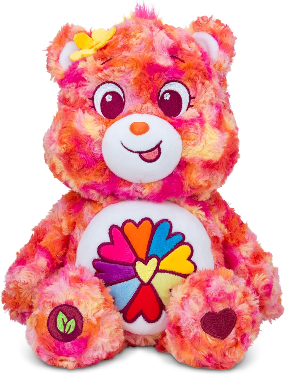 Care Bears Flower Power Bear 35cm Medium Plush Eco Friendly, Colle