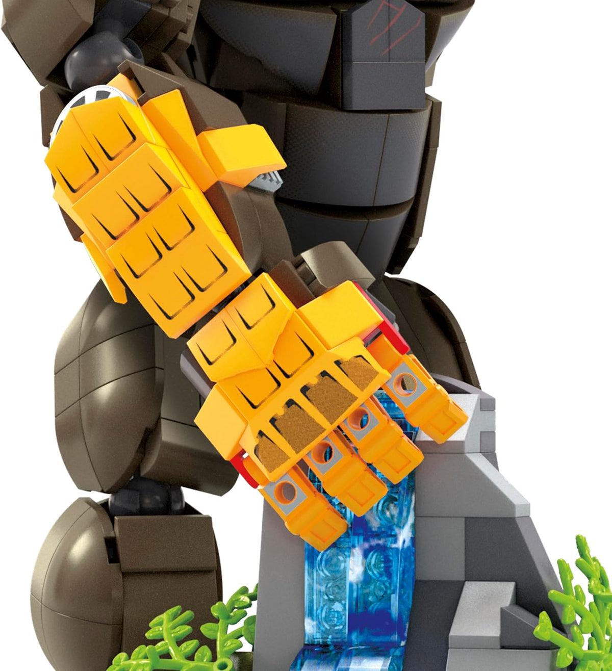Mega Conjunto de Montar Godzilla x Kong: O Novo Império – Figura de Ação do Kong com 541 Peças e Acessórios, 30 cm de Comprimento, para Colecionadores Adultos