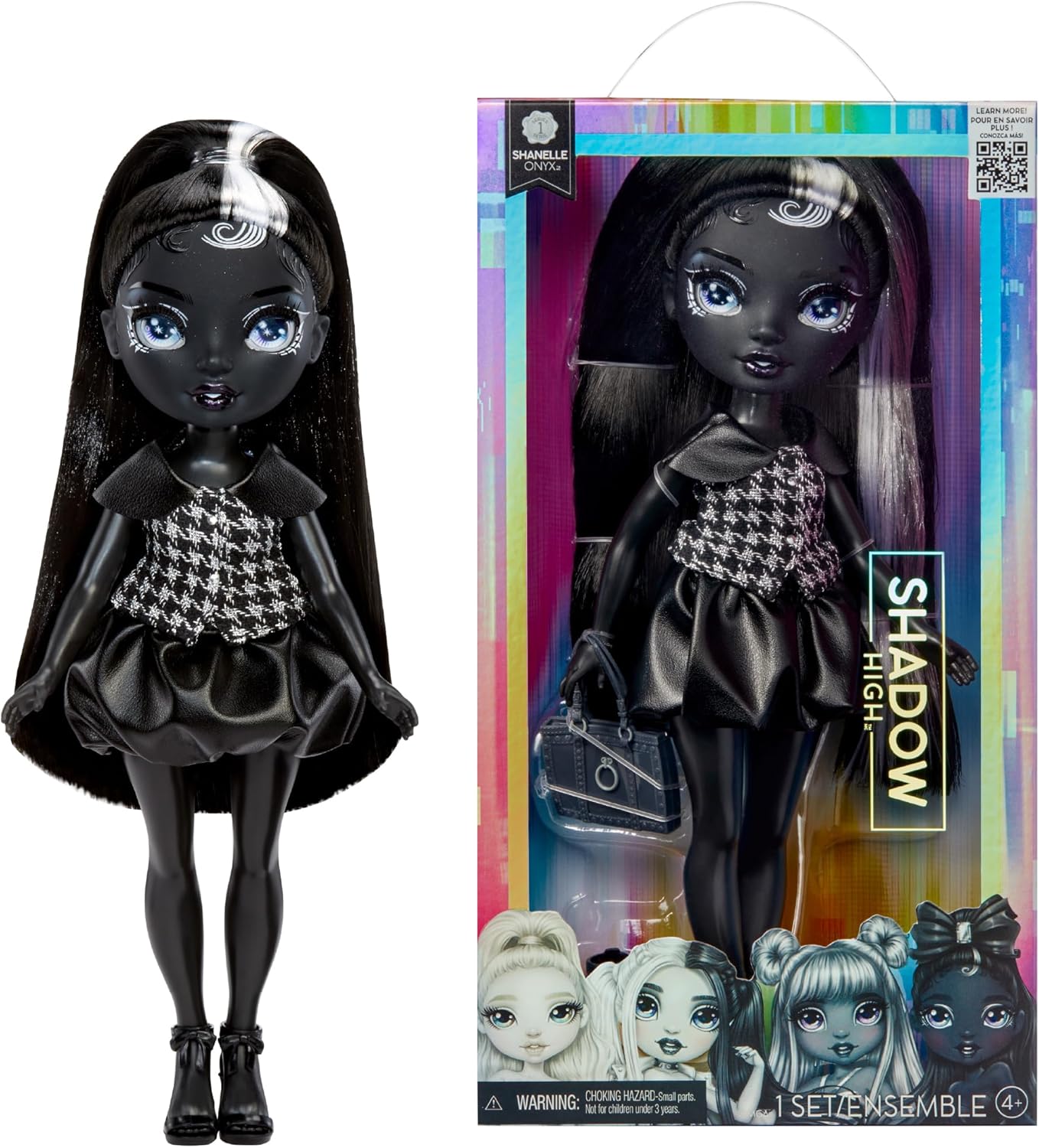 Rainbow High Shadow High Shanelle Onyx - Boneca Fashion em tons de cin ...