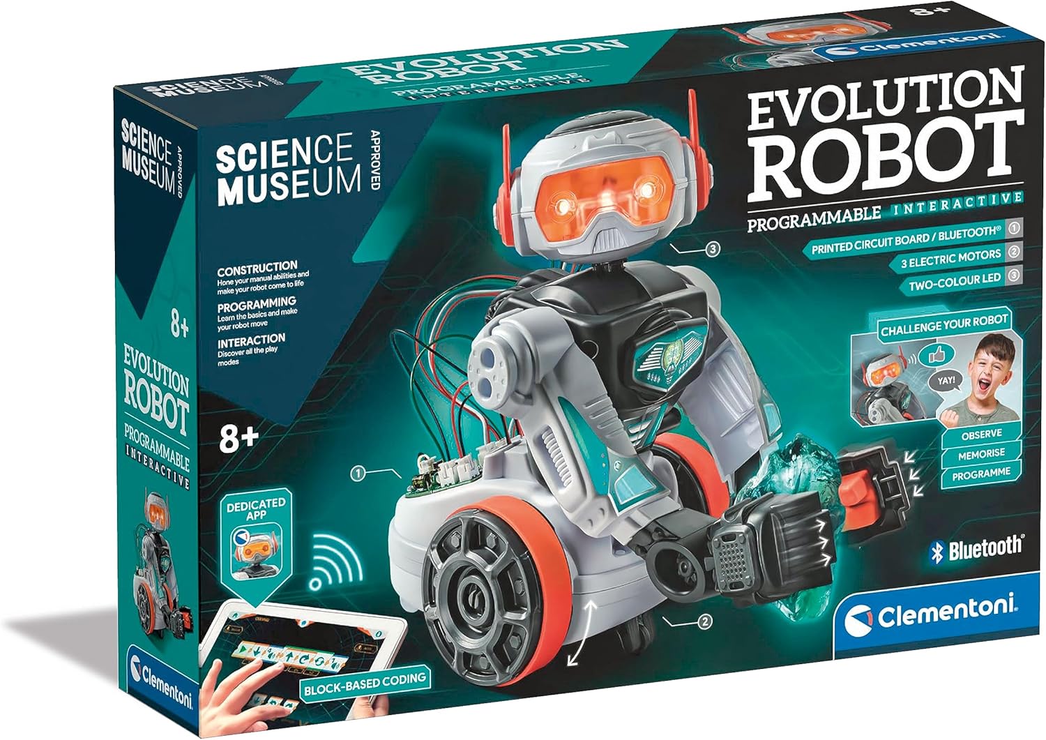 Clementoni 61387 Robô Interativo Programável de Evolução do Museu de C