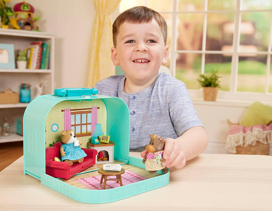 Li'l Woodzeez WZ6810Z Li'l Woodzeez - Juego de salón con bolsa de viaje