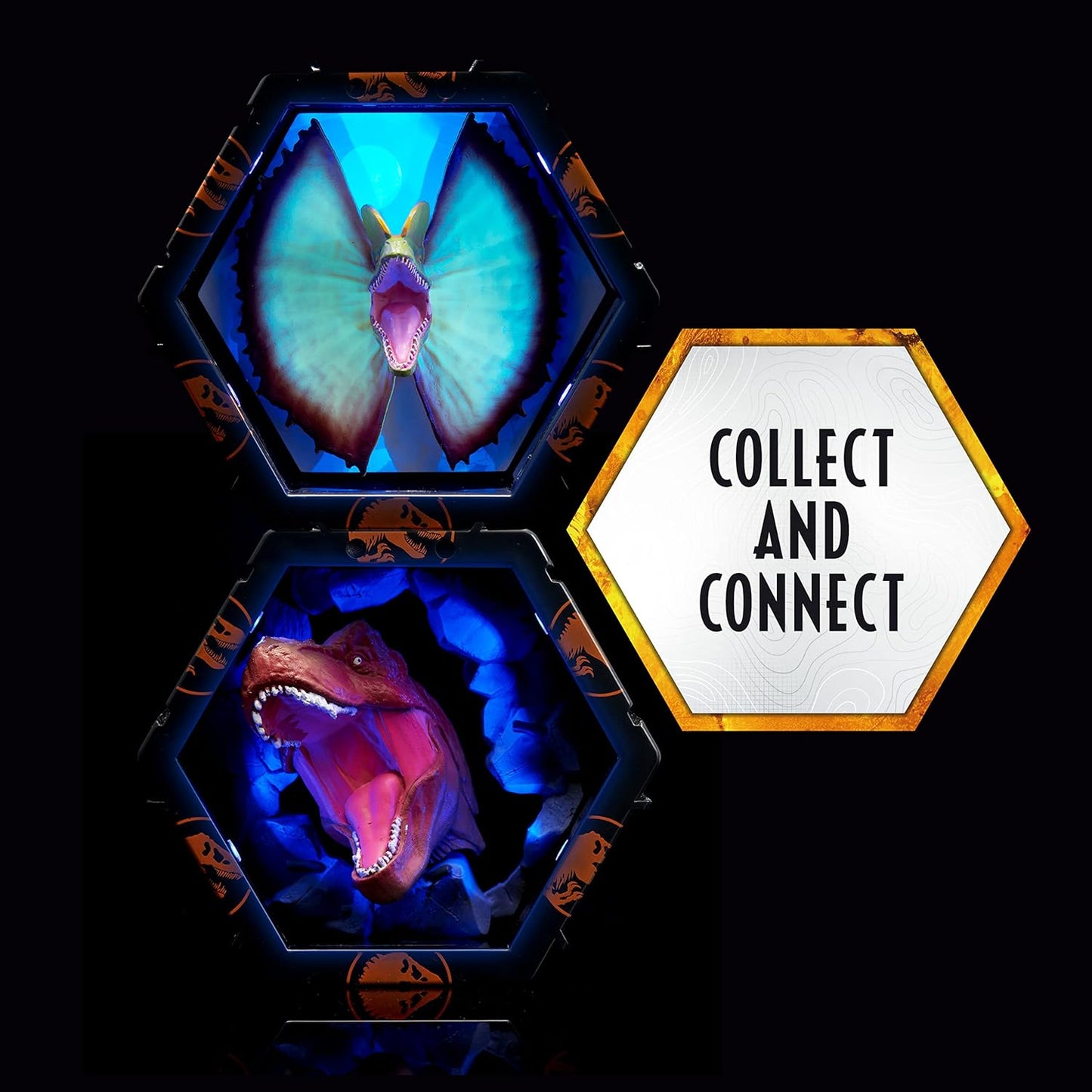 WOW Pods Tiranossauro T. Rex Light-Up Connect Jurassic World Dominion