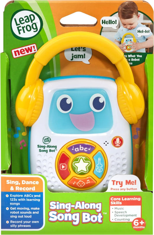 Leapfrog 607803 Song Bot para cantar junto, amarelo, médio
