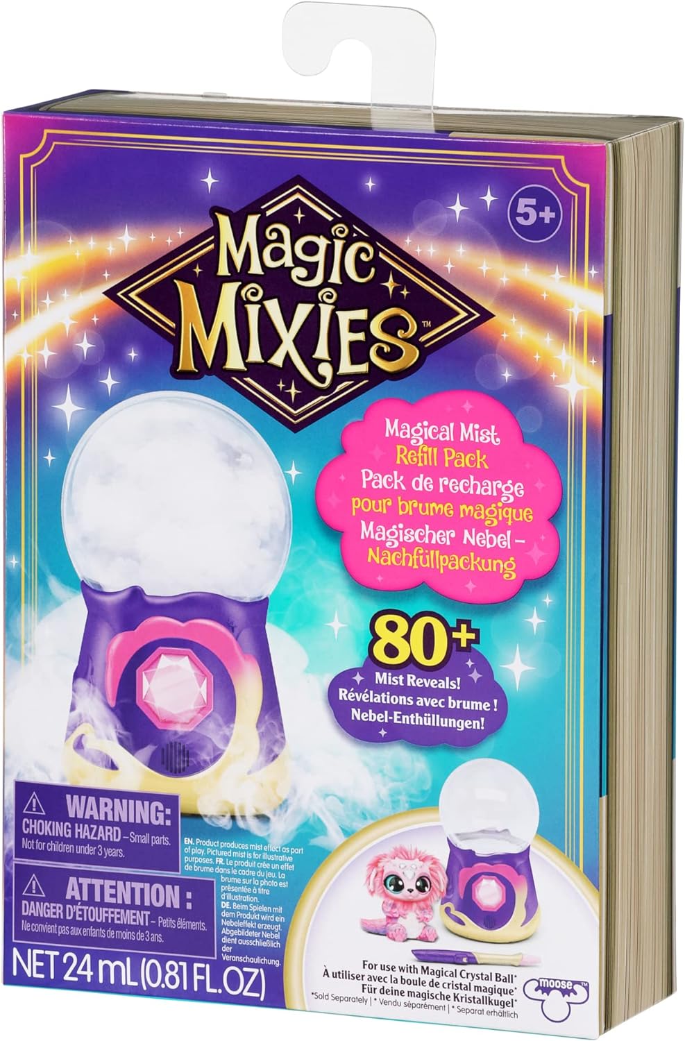 Magic Mixies, Pacote de recarga de névoa mágica e feitiços para bola de cristal mágica