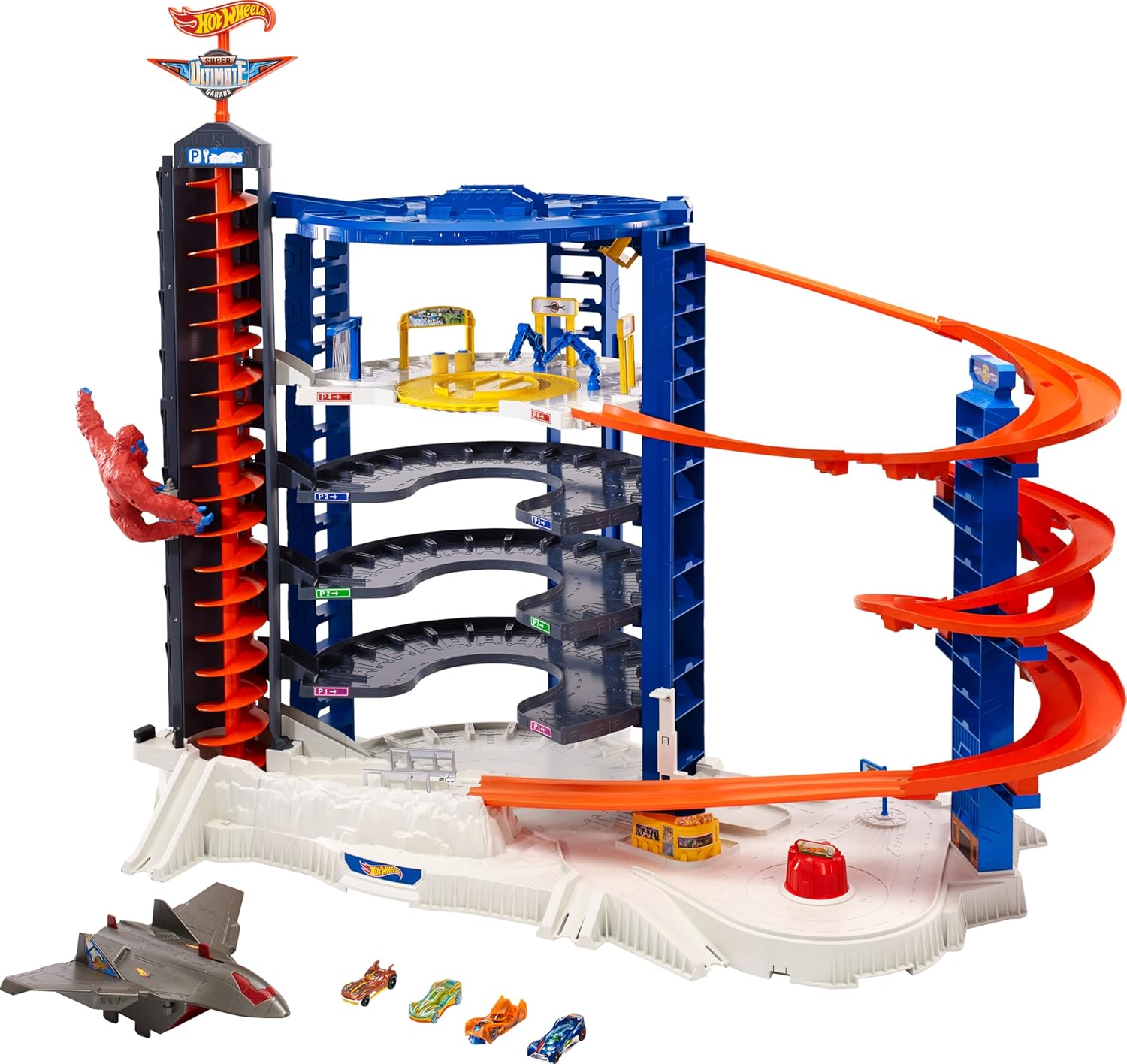 Hot Wheels Conjunto de jogos de garagem Super Ultimate FML03