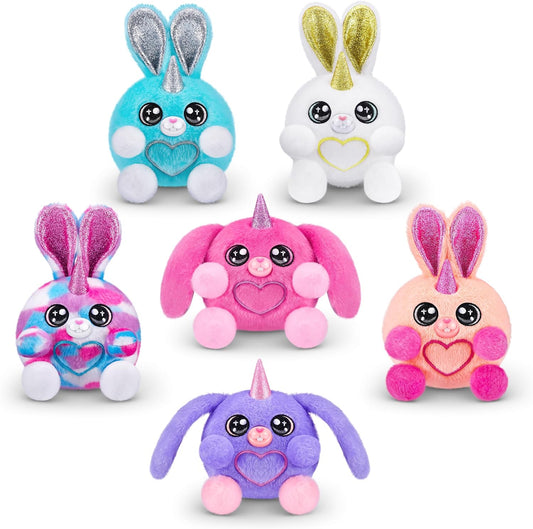 Rainbocorns Bunnycorn Surprise Series 2, 2 pacotes, 4 surpresas internas, bichinhos de pelúcia colecionáveis, (2 pacotes)